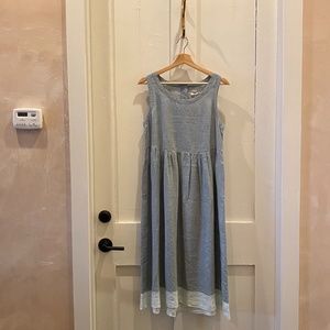 Eka Linen Florence Dress Light Grey